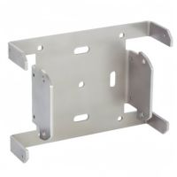 Support de montage en tôle perforée réglable sur mesure OEM, fabrication en acier inoxydable par découpe laser, pliage et soudage