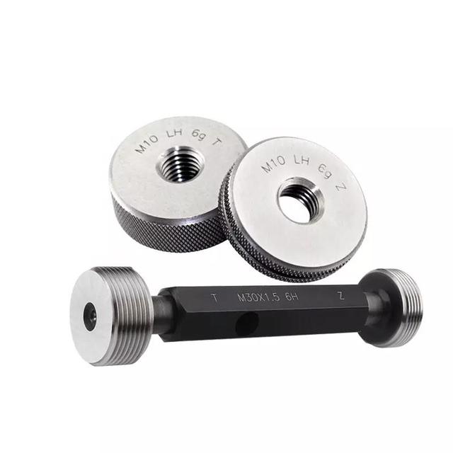 China Gauge Tool Manufacturer High Quality Carbide Thread Pipe Hole Diameter Measuring Tool Thread Ring Plug Gauge