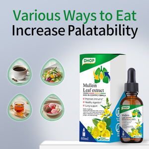 DHOP Biologisch Mulleinblad Vloeibaar Extract met Zoethout & Astragalus - 1200mg Kruidenmengsel voor Long- & Immuun Gezondheid - Product Image 3