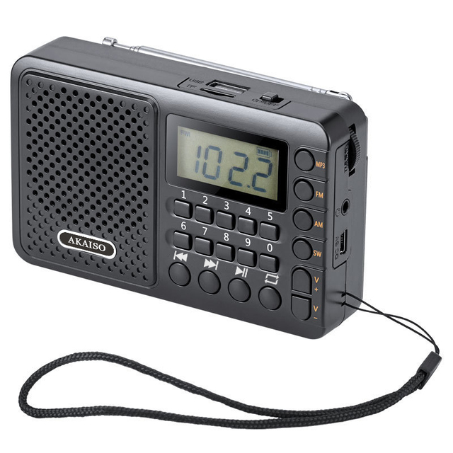 Taiwan's Best-selling Full-band Digital Radio AM FW SW 21-band Portable Speaker with High Sensitivity Radio