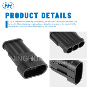 סופר חותם 1.5 סדרה <span class=keywords><strong>3</strong></span> דרך גבר מחבר חוט רכב עמיד למים מחבר 282105-1 עבור tyco מגבר - Product Image 2