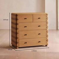 Commode murale de rangement RH en bois de palissandre massif à 5 tiroirs, style américain minimaliste de luxe, panneau en contreplaqué, pour entrée