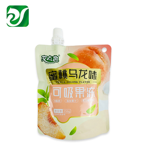 Sac d'emballage en feuille d'aluminium pour boisson au jus de fruit Pochette à bec de gelée imprimée sur mesure - Product Image 2