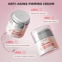 Crème hydratante raffermissante anti-rides pour le cou, à base d'aloe vera, de rétinol et de collagène, biologique, pour tous types de peau, vente en gros