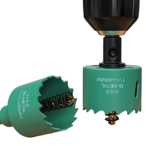 Broca de mano multifuncional para carpintería, Material HSS para perforar agujeros en placa de yeso de Metal doble, lámina de plástico - Product Image 1