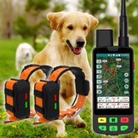 Collier de suivi GPS pour chien ESEEK à gain élevé avec antenne : VHF double polarisation + portée de 15 km - Personnalisation OEM disponible