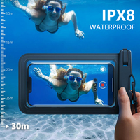 Étui de protection universel étanche IPX8 pour iPhone et compatible avec les écrans tactiles, sac étanche écologique en gros