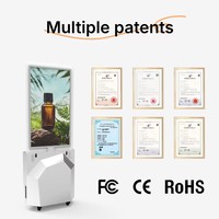 Diffuseur d'arômes commercial électrique sans eau, contrôlé par application, à deux fluides, capacité 800 ml, pour restaurants et boutiques - Aromathérapie intelligente
