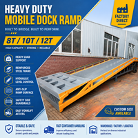 Plateforme élévatrice mobile hydraulique pour le chargement de conteneurs, rampe de chariot élévateur robuste, centre de distribution d'entrepôt, logistique