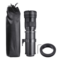 Objectif zoom super téléobjectif 420-800 mm F/8.3 avec téléconvertisseur 2X, HD plein format, mise au point manuelle, verre optique en aluminium pour reflex numérique/appareil photo hybride