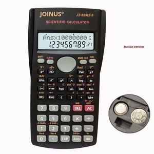 Calculatrice scientifique solaire en plastique, double alimentation, affichage 12 chiffres, multifonctionnelle, texte et images, multilingue pour les examens - Product Image 1