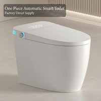 Toilette intelligente monobloc à ouverture et fermeture automatiques, avec bidet chauffant, massage, mode enfant, sans pression d'eau, vente en gros Chine