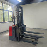 Chariot élévateur à palettes électrique 2T, avec plateforme pour conducteur, pour sols inégaux, entrepôt et usage agricole, accessoires en option