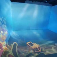 Salle de projection holographique submersible 3D/5D, centre de métal, simulateur de réalité virtuelle, cartographie de l'environnement, spectacle artistique, Simulation, cube