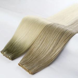 Nouvelle conception 2026, cheveux humains 100% naturels de qualité supérieure, vierges Remy européens, lisses naturels, cuticules alignées, pointes pleines, 14-26 pouces, lisses - Product Image 1