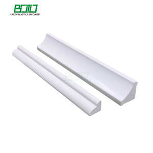 Moulures en <span class=keywords><strong>PVC</strong></span> blanc demi-rondes <span class=keywords><strong>de</strong></span> 1/2 po et 3/4 po pour bâtiments modernes, durables et écologiques, moulures en <span class=keywords><strong>PVC</strong></span> <span class=keywords><strong>de</strong></span> 1/2 po pour verre - Product Image 1