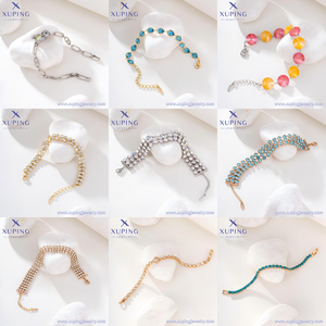 250721 XUPING Jewelry Collezione di Bracciali Multi Stile Placcati in Oro 14K 18K e Platino con Pietre Preziose per Ordini all'Ingrosso di Gioielli di Moda - Product Image 5