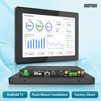 Ordinateur embarqué 15,6 pouces RK3562 1TOPS NPU Android 13 avec ports série RS485 RS232, fonctionnement stable 24/7, Android tout-en-un