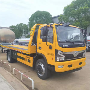 Dongfeng 6Ton One Tow Two Wrecker Flat Bed Tow Truck Diesel Manual Vehicle Breakdown Wheel Lift Road Wrecker Prix réduit - Product Image 3