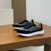 Sneakers décontractées italiennes pour hommes, chaussures de marche confortables en cuir véritable, chaussures pour hommes pour tous les jours, toutes saisons