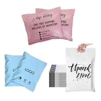 Emballage d'expédition écologique, durable et imperméable pour vêtements, pochette polymailer personnalisée pour envoi de sacs, vert mat avec logo