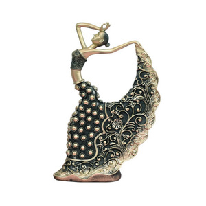 Statua Artigianale in Resina di Principessa Pavone, Figurina di Donna Danzante per Decorazione Soggiorno, Regalo Artistico per la <span class=keywords><strong>Casa</strong></span> - Product Image 1