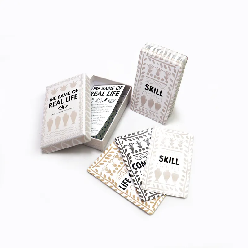 Factory printed adult life encourage cards games Affirmative card gaming fun Customized Design Interesting Game Cards