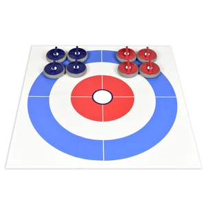 <span class=keywords><strong>Jeu</strong></span> <span class=keywords><strong>de</strong></span> <span class=keywords><strong>curling</strong></span> <span class=keywords><strong>de</strong></span> sol 17 cm, lot <span class=keywords><strong>de</strong></span> 8, pour sports d'intérieur et jeux familiaux – Meilleures ventes - Product Image 2
