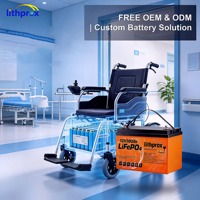 Batterie pour scooter électrique 12V300AH 3.6KWh, cellule LFP de qualité A, performance constante, puissance fiable pour la mobilité médicale, certifiée UL