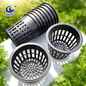 Pots en filet spécialisés pour plantes grimpantes, paniers en maille à fentes avec emplacements pour fixation de treillis - Product Image 1