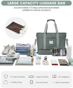 Bolso Tote de Lona Multifuncional de Diseño Nuevo, Premium, Reutilizable, para Viajes, Compras, Casual, de Hombro, para Mujer, Muestra Gratis - Product Image 3