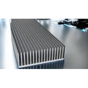 GO SEA Aluminium Extrudierte flache Wärmewaschbecken CNC verarbeitet mit eloxierter Oberfläche quadratische LED-Wärmewaschbecken