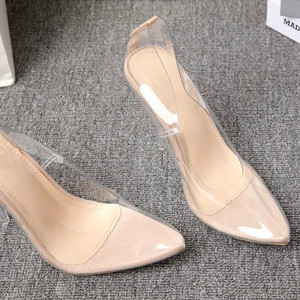 Zapatos de Tacón Alto para Mujer, Modelo 2025, 10CM, Transparentes, de PVC, con Punta en Pico - Product Image 4
