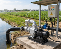 Pompe centrifuge auto-amorçante SQHB 5,5 CV haute pression et haut débit pour eau propre, 1,5 po, hauteur de refoulement 16 m, pour l'irrigation agricole