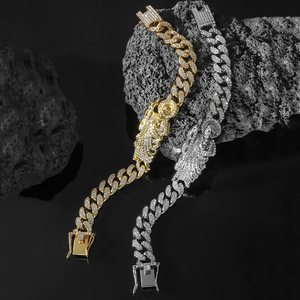 2026 Hot Selling Men's and Women's Hiphop Style Unique <b>Charm</b> Bracelet Unisex's Alloy Chain Bracelets Fashion Jewelry Wholesale - Product Image 1