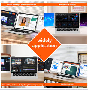 จอแสดงผลแบบพกพา IPS LED 14นิ้วพร้อมหน้าจอคู่1920x1080 60Hz สำหรับงานออกแบบสำนักงาน - Product Image 6