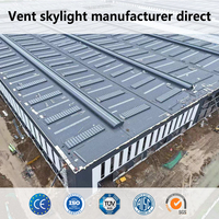 Ventilador de Techo Directo de Fábrica, Claraboya de Ventilación Personalizada OEM para Plantas de Manufactura Industrial