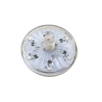 Lampes LED RGB 98 mm pour manèges, à programme automatique, type cabochon, étanches IP65, en polycarbonate