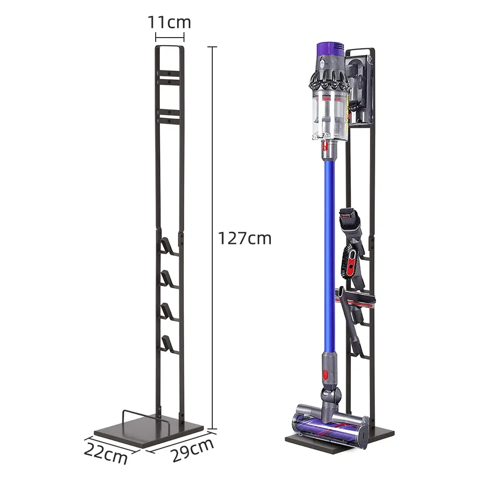 אחסון Stand Dock תחנה עבור Dysons V11 V10 V8 V7 V6 אלחוטי ואקום מקל, יציב מתכת אחסון סוגר