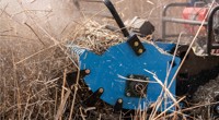 Mini-dumper chenillé télécommandé diesel 4x4 de 80-120 cm, neuf, pour l'entretien des pentes, des routes et des espaces verts municipaux