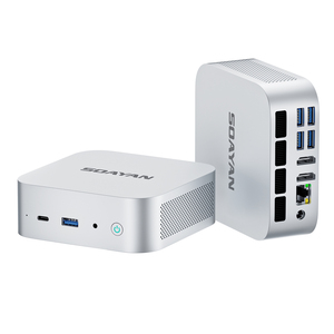 Mini <span class=keywords><strong>PC</strong></span> RAM AMD Ryzen 7 8745HS DDR5 16GB PICE SSD 512GB 4800MT/s Windows 11 Pro 4K Doble <span class=keywords><strong>HDMI</strong></span> <span class=keywords><strong>Micro</strong></span> <span class=keywords><strong>PC</strong></span> para Windows 11 Pro/Linux - Product Image 2
