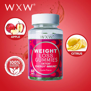 Gummies minceur WXW Stock Detox, marque privée, gummies pour perdre du poids, vinaigre de cidre de pomme, gummies amincissants pour le corps - Product Image 3