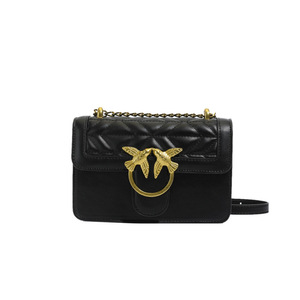 Nuevo Bolso de Hombro de Cadena a la Moda, Estilo Coreano, Bordado, de PU, con Contraste de Color y Diseño a Cuadros, Resistente y Duradero - Product Image 5