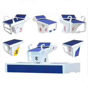 Bloc de départ de natation en fibre de verre compétitif, plateforme de saut pour piscine, outils et accessoires de sports nautiques - Product Image 6