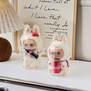 Commercio all'ingrosso trasparente trasparente custodia protettiva per bambola Figure protettore scatole misteriose sacchetti regalo scatole di immagazzinaggio - Product Image 2