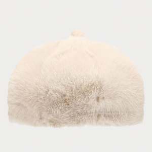 Nouveau Béret Uni pour Femme, Chapeau en Fourrure Tendance Automne Hiver, Chaud et Doux pour l'Extérieur - Product Image 6