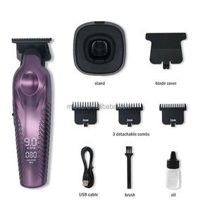 Mioco Rs9616 स्टेनलेस स्टील लिथियम आयन बाल क्लिपर्स, विस्तार शेवर, बालों को काटने मशीन पुरुषों के ग्रोमिंग किट बाल ट्रिमर - Product Image 4