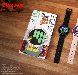 Definite Kids studends <b>Smart</b> <b>Watch</b> MA35 GTR15 1.99'' AMOLED IP68 Waterproof WhatsApp Quick Reply ChatGPT 350mAh Black - Product Image 5