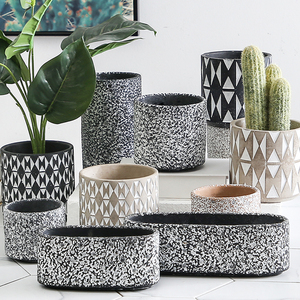 Macetas Decorativas de Fibrocemento Ecológicas para Jardín y Hogar con Orificio de Drenaje para Uso en Interiores y Exteriores - Product Image 5