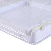 Plateaux à sandwichs avec couvercles, boîtes bento, boîtes à gâteaux, boîtes à cake pops, boîtes à gâteaux transparentes, boîtes bento transparentes pour gâteaux